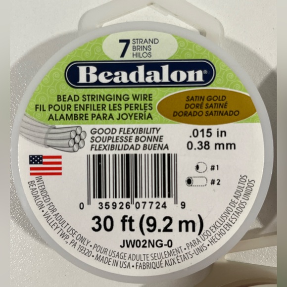 Beadalon, wildfire and bead stringing wire, bundle. - Picture 4 of 6